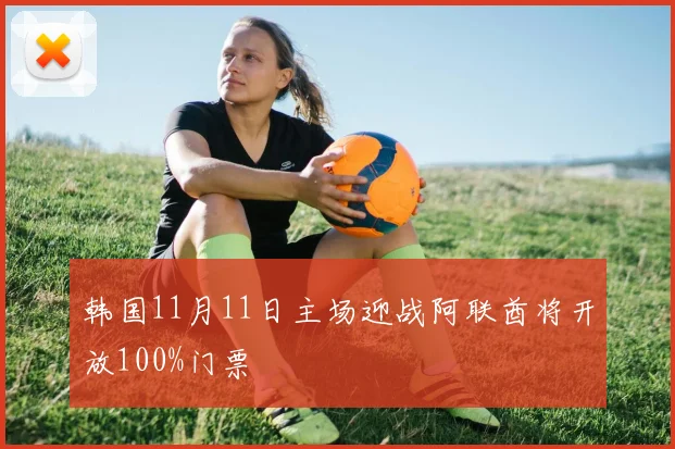韩国11月11日主场迎战阿联酋将开放100%门票