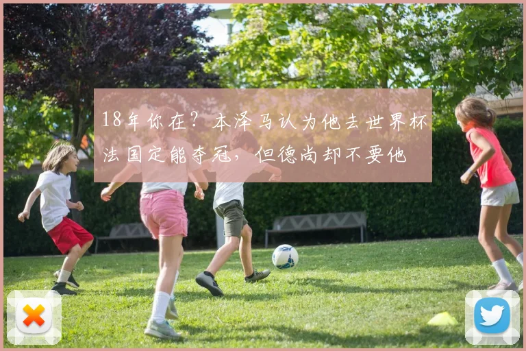 18年你在？本泽马认为他去世界杯法国定能夺冠，但德尚却不要他